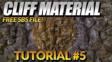 Cobblestone Cliff Material Tutorial in Substance Designer #5 Free SBS file in description