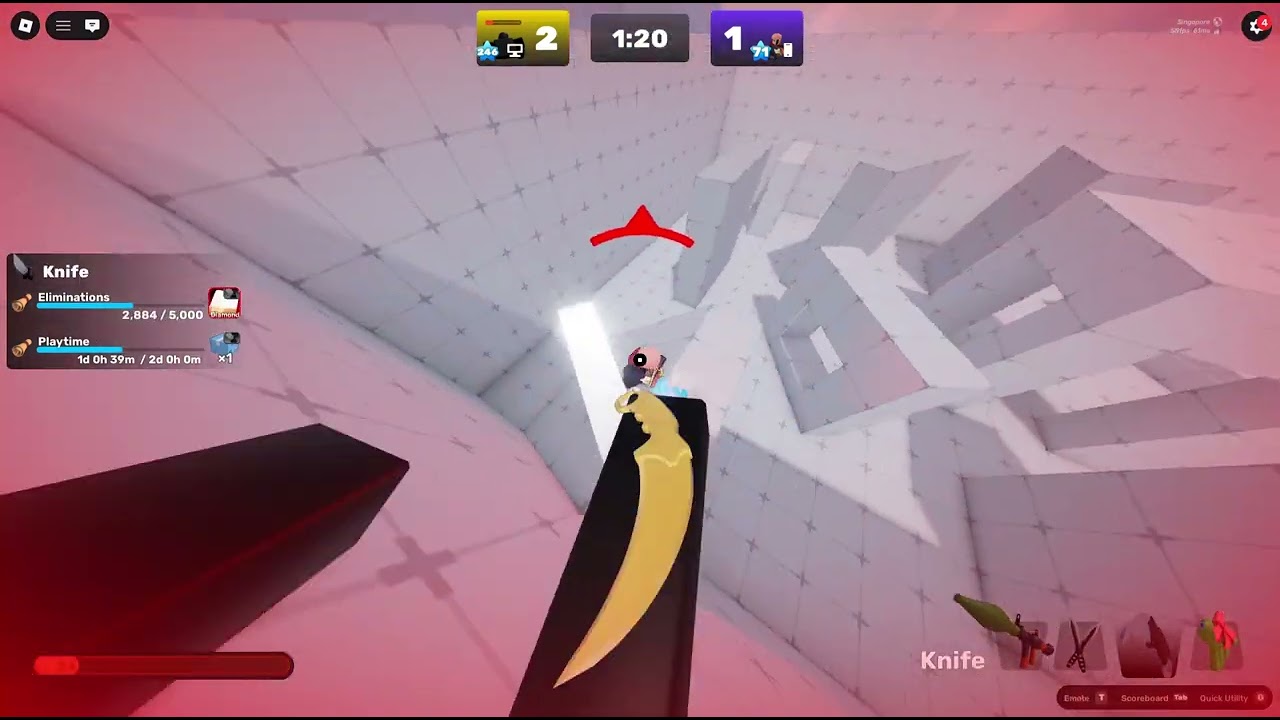 day 1 of trying to have good aim