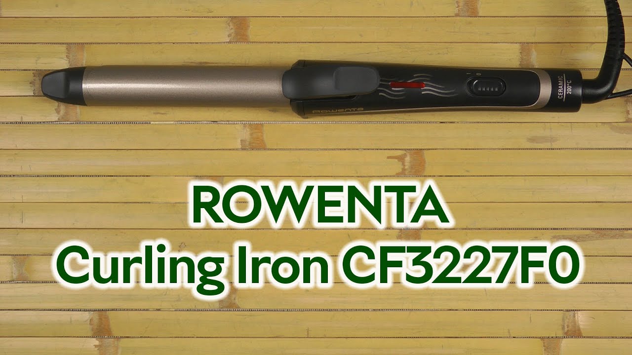 Розпаковка ROWENTA Curling Iron CF3227F0