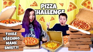PIZZA CHALLENGE /SNĚDLI JSME 100 KOUSKŮ PIZZY?
