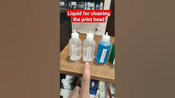 Liquids for cleaning the print head