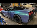 SuperCharged Corvette Starts Up For The First Time Since The Engine Rebuild!!! It Sounds So Good!!!!