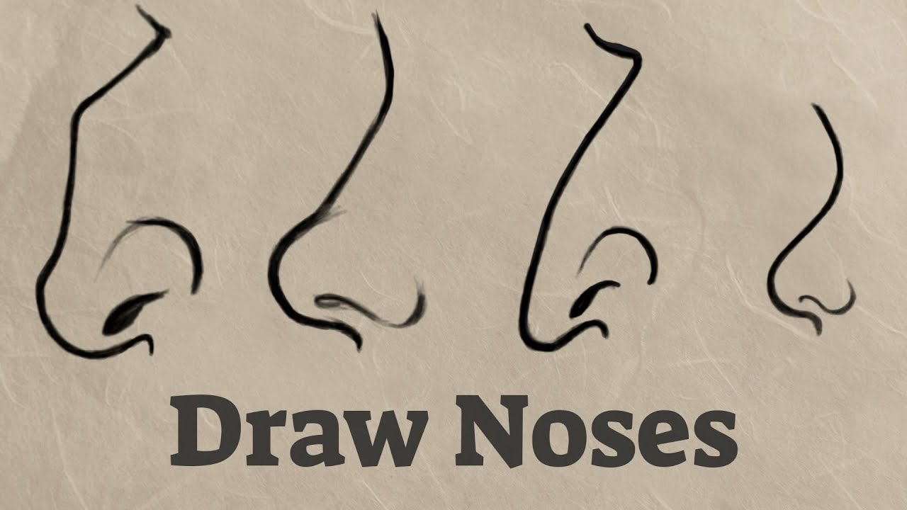 How To Draw A Nose From The Side 6 Steps Rapidfireart
