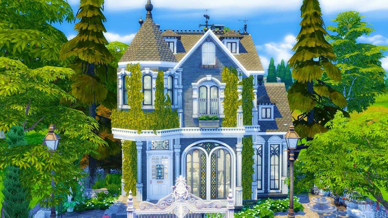 I Built The Official Sims 4 Paranormal Stuff Pack Haunted House