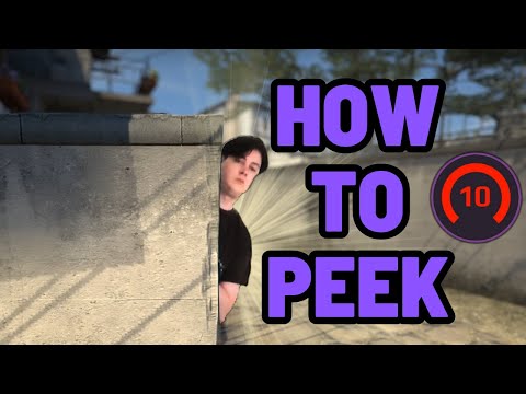 The Art of Peeking in CSGO