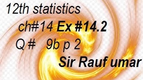 q9b(2)ex14.2 ch14 ics statistics part2 /12th class statistics/punjab text book board/time series