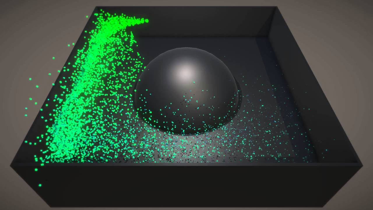 Screen Space Collision GPU Particles Demo - YouTube