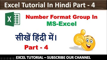 Number format in excel in Hindi - Excel Tutorial In Hindi  - Part - 4 | ITHW