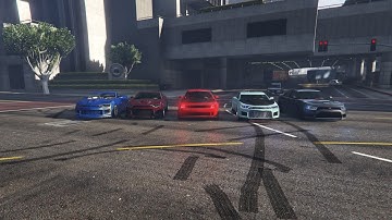 GTA V car meet on ps4
