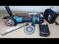 The cheapest dual battery cordless angle grinder! En ucuz çift bataryalı kablosuz taşlama makinesi!