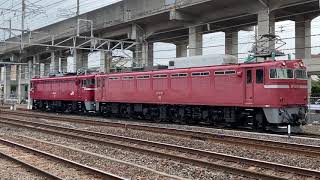 [4K]ED75 759 秋田出場回送(EF81 97牽引)
