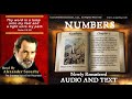 4 | Book of  Numbers | Read by Alexander Scourby | AUDIO & TEXT | FREE  on YouTube | GOD IS LOVE!