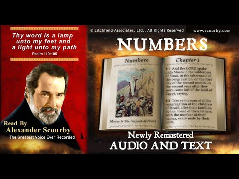 4 | Numbers {KJV AUDIO and TEXT} Read by Alexander Scourby