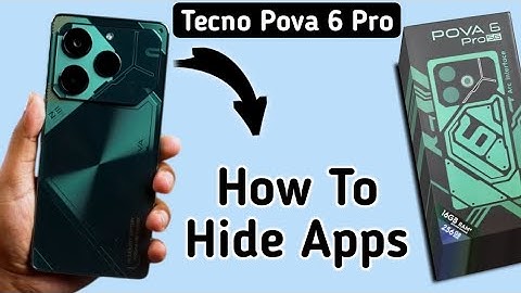 Tecno Pova 6 Pro app hide kaise kare, how to hide apps in tecno, tecno phone me apps kaise chipaye