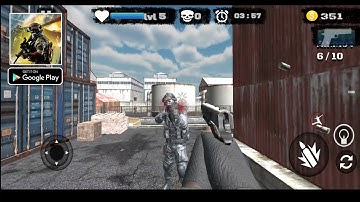 Modern Commando Army BattleOps Android Gameplay || High Graphics Offline Android Mission Fps