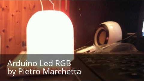 #Arduino Led RGB arcobaleno