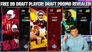 FREE 99 DRAFT PLAYERS! 99 CHAMP BAILEY, RAMSEY, AND MORE! NFL DRAFT PROMO, TEAM BUILDERS+REDUXES! by Zirksee 16,429 views 10 days ago 12 minutes, 47 seconds