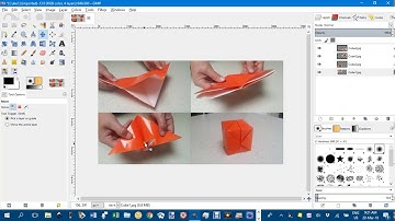 Combining images in GIMP