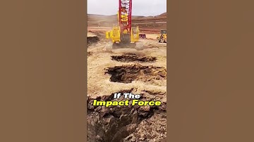 💥 Giant Hammer vs. Earth – The Power of Dynamic Compaction! 💥
