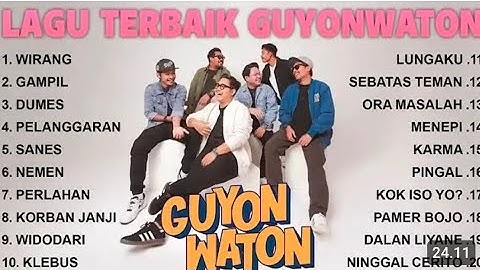 Guyon Waton Terbaru 2024 (Full Album) Lagu Jawa Terpopuler 2024 || Wirang ||Gampil ||Dumes