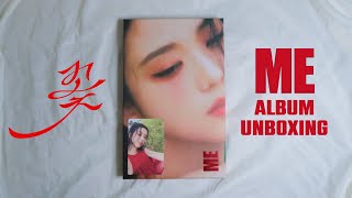 unboxing blackpink jisoo’s first mini solo album ‘me’ red version 🌹💿 (kpop unboxing) 지수 - 꽃