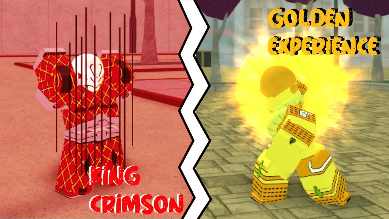 Anime Cross 2 Golden Experience And King Crimson Showcases Youtube - roblox king crimson outfit
