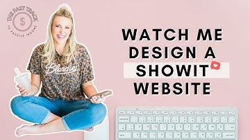 Watch Me Design A SHOWIT.CO Website Template!