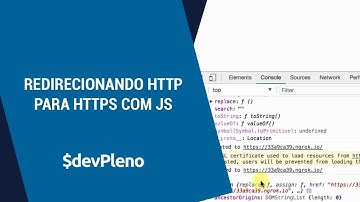 Redirecionamento de HTTP para HTTPS com Javascript no Browser