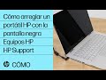 Cómo arreglar un portátil HP con la pantalla negra | Equipos HP | HP Support