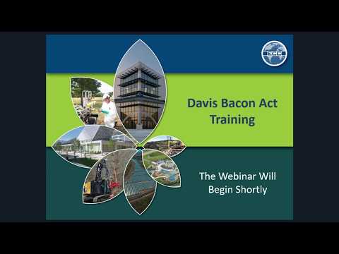 Davis Bacon Act Subcontractor Compliance Webinar