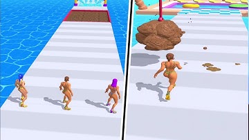 Dirty Run 👸🌊💩 All Levels Gameplay WalkThrough Trailer Android,ios New Game DR1GP5