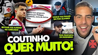 VASCO JÁ TEM PROPOSTA PRONTA POR COUTINHO; CHEGADA VAI ENVOLVER BETFAIR E CRIA VAI DIMINUIR SALÁRIO.