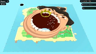 Hole.io New Map Control: 100.00% - Cartoon Town [SUMO] screenshot 4