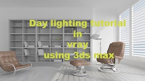 vray lighting tutorial -  beginners | Vray simple daylight rendering 3ds max beginner tutorial |