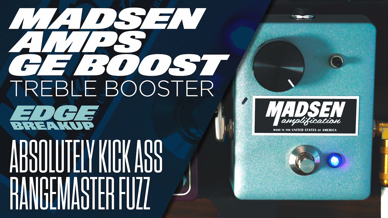 Killer Treble Booster tone! | Madsen Amps Ge Boost 