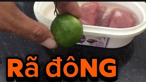 Không tốn nhiều thời gian. Cách rã đông thịt nhanh, hiệu quả. 