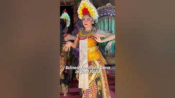 The #Legong is a #Balinese #traditional #dance regularly performed at the #Ubud Palace #Indonesia