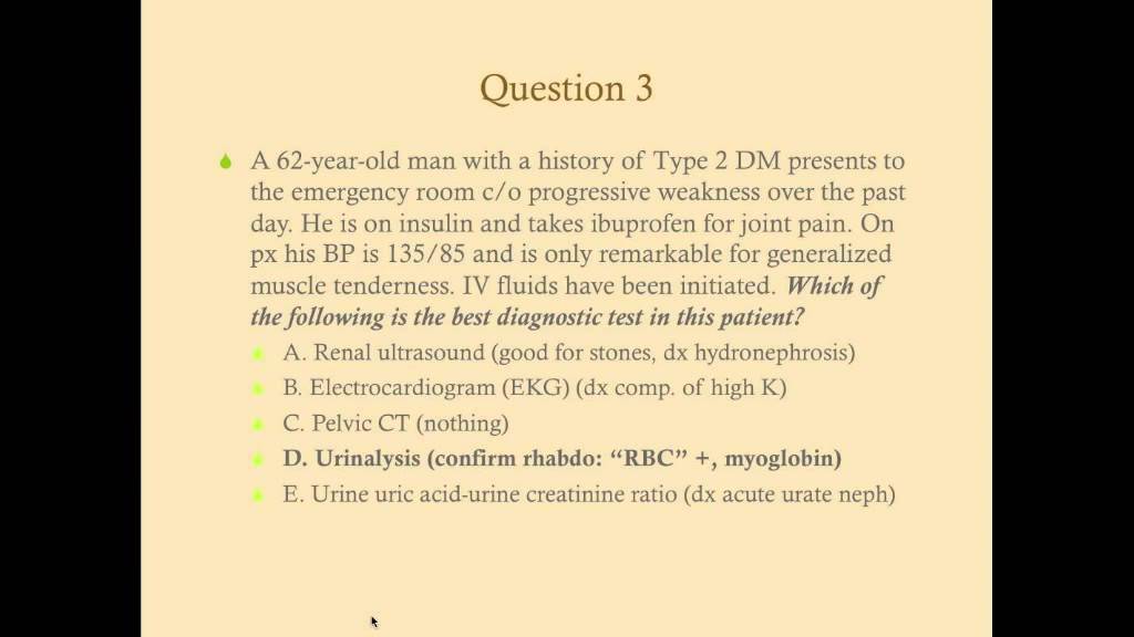 Nephrology Review Questions Crash Medical Review Series Youtube