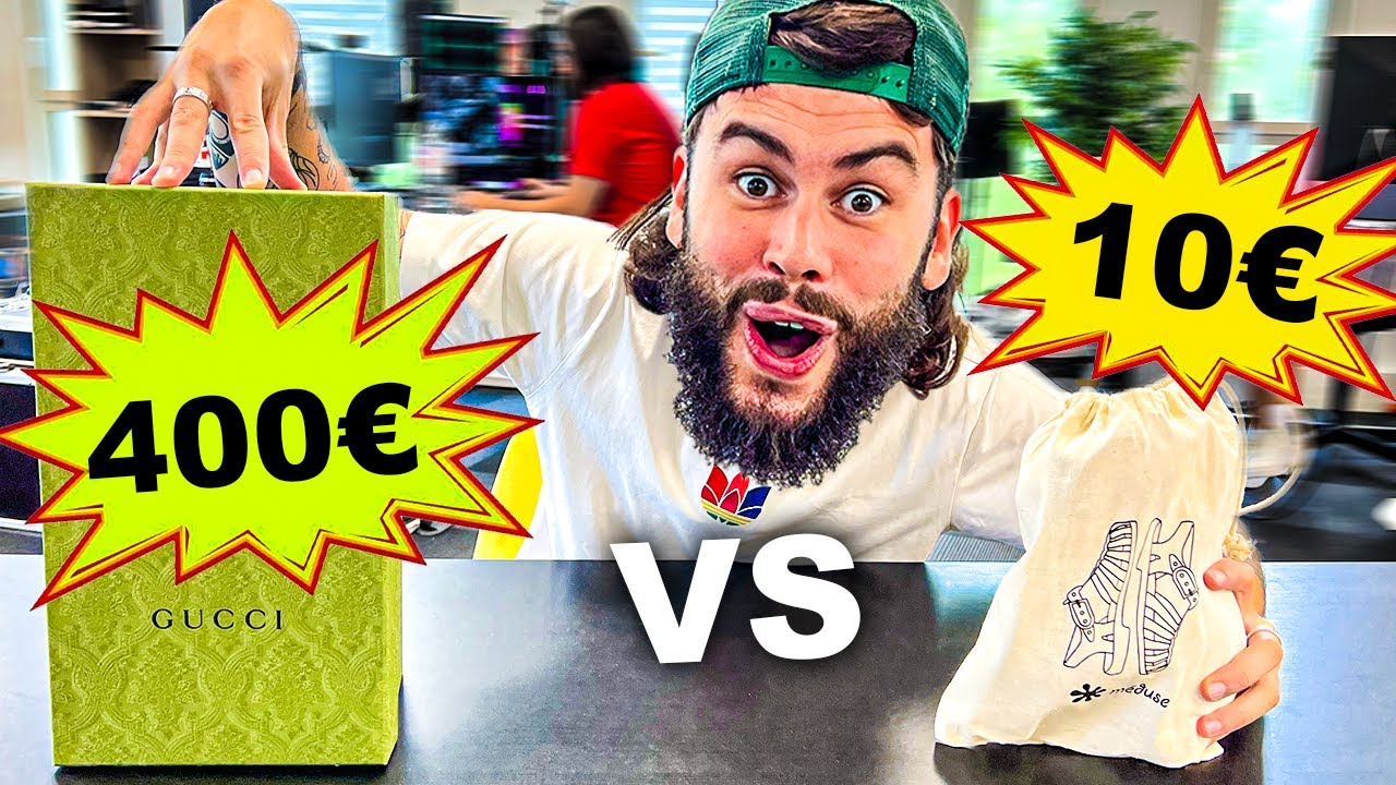 SANDALES A 10€ VS 400€ !