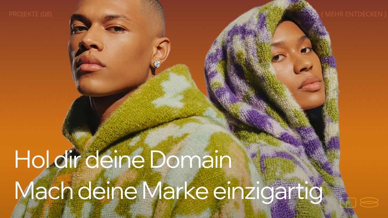 Registriere deine Domain und erstelle deine Online-Präsenz