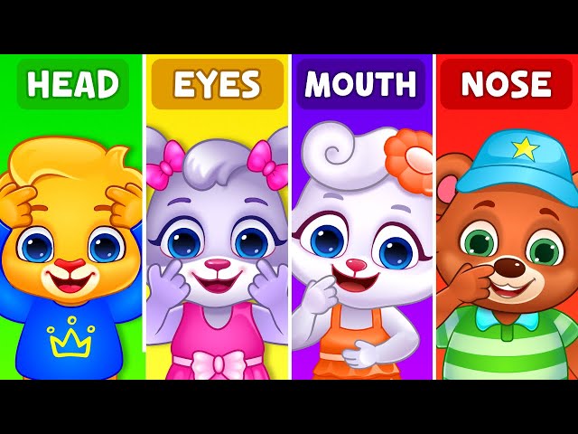 Body Parts for Kids | Learn Body Parts Hands, Eyes, Legs, Nose, Ears & More | Lucas & Friends class=