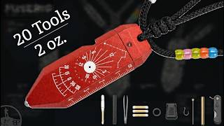 20 Survival Tools in a 2.2 oz. Pendant! @BackcountryPilgrim