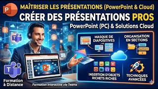 Maîtriser PowerPoint & Cloud : Formation Complète à Distance via Teams