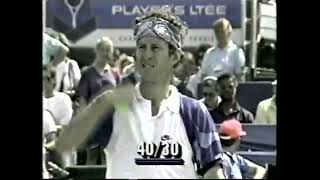 Vintage Candian Open Mens  QF  1989 Tennis John McEnroe Vs Antontisch