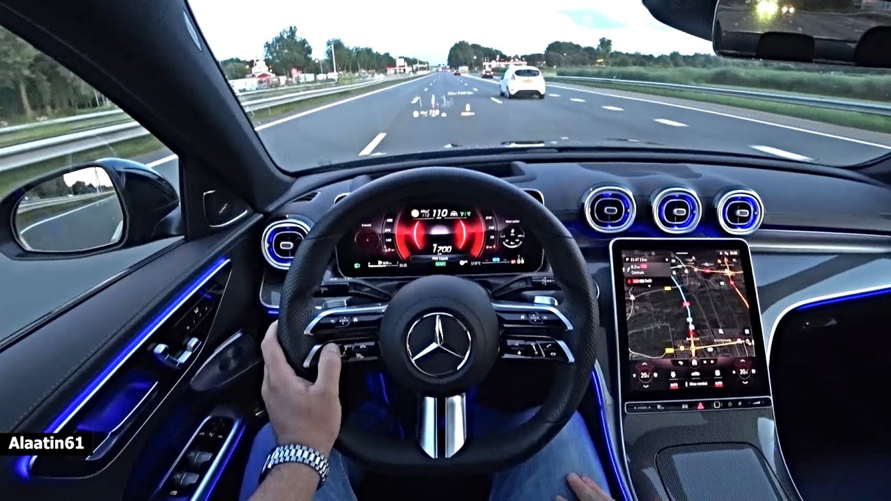 The New Mercedes C Class AMG 2024 Test Drive YouTube