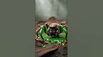 💥 Exploding Ant vs Spider – Nature’s Tiny Suicide Bomber | Animal Inside #animalinside #wildlife
