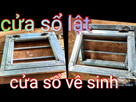 Video cửa sổ lật, cửa sổ phòng vệ sinh - youtube