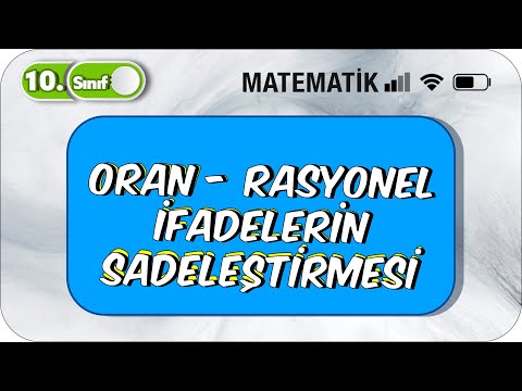 Rasyonel İfadelerin Sadeleştirilmesi | BÜTÜN SORU TİPLERİYLE 📚#2023