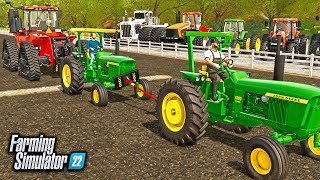 LOCAL FARMERS HAVE A TRACTOR PULL! (600HP VS 2 JOHN DEER 4020'S) | FARMING SIMULATOR 22 screenshot 1