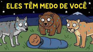 Por que os predadores selvagens nunca atacam humanos adormecidos?